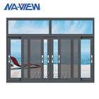 Puertas de vidrio de desplazamiento de desplazamiento de aluminio del SGS Windows con la ventana de travesaño