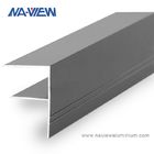Barras satinadas F de China de la sección del proveedor del canal del perfil de aluminio de la protuberancia
