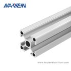 El estándar europeo de la ranura v anodizó el carril linear del perfil de la protuberancia 20x20 del perfil de aluminio del NEGRO para la impresora del CNC 3D