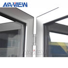 Vidrio plegable impermeable Windows Grey Aluminium Folding Windows