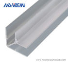 perfil de aluminio de 1/8 3/8 1/4 protuberancia del ángulo doble