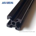 Perfil de aluminio negro modificado para requisitos particulares de la protuberancia del ángulo