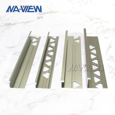 La barra de aluminio Backsplash acabó el ajuste de la esquina del borde de la teja